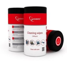 Pack 100x Toalhitas de Limpeza para LCD/TFT/Plasma - GEMBIRD