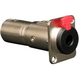 Ficha Adaptadora Canon Macho 3P - Jack 6,3mm Fêmea p/ Painel