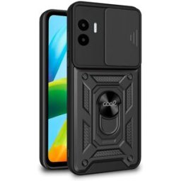 Capa c/ Anel p/ Xiaomi Redmi A1 (Preto) - COOL