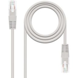 Cabo de Rede RJ45 Cat5e U/UTP Cinzento (20 mts) - Nanocable