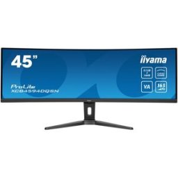 Monitor Curvo ProLite VA LED 44,5" XCB4594DQSN Dual QHD (Preto) - IIYAMA