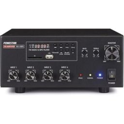 Amplificador Linha 100V 45W RMS c/ Leitor USB/SD/MP3 e FM - FONESTAR