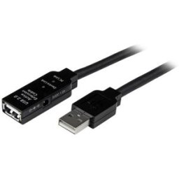Adaptador Micro-USB A Macho - Micro-USB B Fêmea (20 mts) Preto - STARTECH