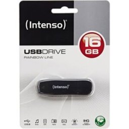 Pen Drive USB 2.0 16GB (Preto) - INTENSO