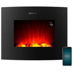 Lareira Elétrica Ready Warm 2650 Curved Flames Connected 2000W 26" - CECOTEC