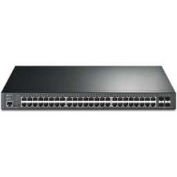 Switch JetStream 48 Portas 10/100Mbps PoE+ + 4 Portas Gigabit Managed + 2 Portas SFP - TP-LINK