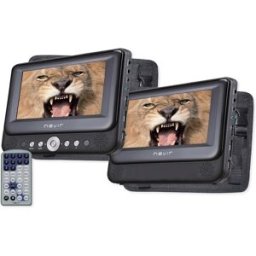 Leitor DVD Portátil 7" (c/ 2 Ecrãs) - NEVIR