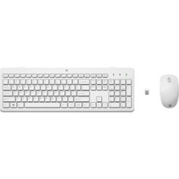Pack Teclado + Rato 230 Wireless 1600DPI (Branco) - HP