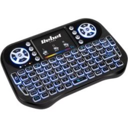 Teclado s/ Fios Mini Q5 Smart TV BOX com Touchpad - REBEL
