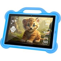 Tablet Android 10,1" KidsTAB10 4G 4GB/64GB Wi-Fi c/ Capa Azul - BLOW