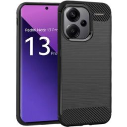 Capa p/ Xiaomi Redmi Note 13 Pro Plus 5G Carbono (Preto) - COOL