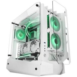 MARS-GAMING Caixa ATX MC-EDGE RGB Vidro Temperado (Branco) - MARS GAMING