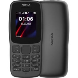 Telemóvel 1.8" Dual SIM (Preto) - NOKIA 106