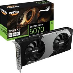 Placa Gráfica NVIDIA GeForce RTX 5070 "Blackwell" Twin X2 12GB GDDR7 DLSS4 - INNO3D