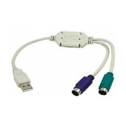 Cabo Adaptador USB A -> PS/2 - LOGILINK