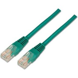 Cabo de Rede RJ45 Cat5e U/UTP Verde (2 mts) - AISENS