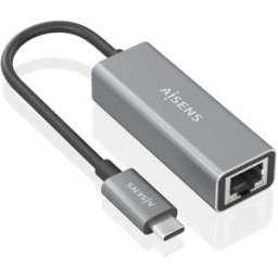 Placa de Rede USB C Gigabit 15cm (Cinza) - AISENS