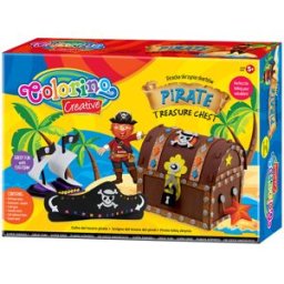 COLORINO Set Baú do Tesouro Pirata