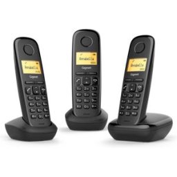 Pack 3x Telefones Digitais s/ Fios (Rede Fixa) Gigaset A170 Trio - SIEMENS