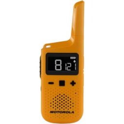 Walkie Talkie T72 Rádio 16 canais 8Km IP54 (Laranja) - MOTOROLA