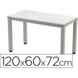 Mesa de Escritorio Rocada Executive 200Ad02 Alumínio /Cinza 120X60 cm