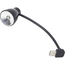 Lâmpada LED NL-02 p/ Portáteis USB (Preto) - GEMBIRD
