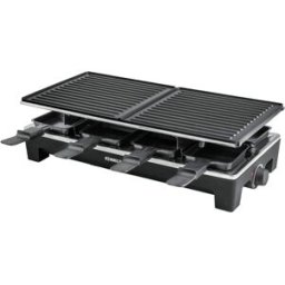 Grelhador Raclette RCS 1350 1350W (Preto/Inox) - ROMMELSBACHER