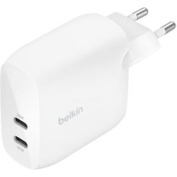 Carregador Duplo BoostCharge Pro USB-C 60W (Branco) - BELKIN