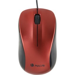Rato USB Type-A Ótico CREW 1200DPI (Vermelho) - NGS