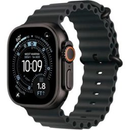 Apple Watch Ultra 3 GPS + Cellular 49mm Titânio Preto c/ Bracelete Ocean Preta