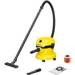 Aspirador de Sólidos e Líquidos WD 2 Plus 12L 1000W (Preto/Amarelo) - KARCHER