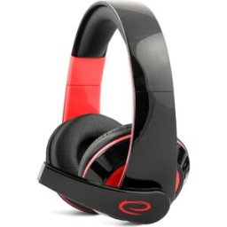 Auscultadores Headset GAMING c/ Microfone (Vermelho) - ESPERANZA