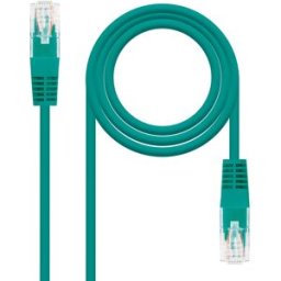 Cabo de Rede RJ45 Cat6 UTP AWG24 Verde (30cm) - Nanocable