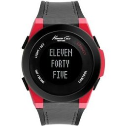 Relógio Digital 10022807 47MM (Vermelho) - KENNETH COLE