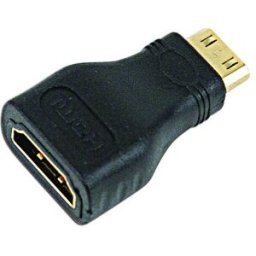 Ficha Adaptadora Mini HDMI Macho - HDMI Femea - GEMBIRD