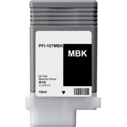 Tinteiro Compatível Canon PFI107 (PFI-107MBK/6704B001) - Preto Mate
