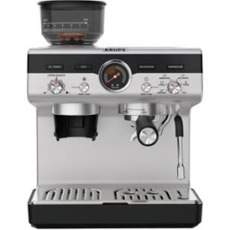Máquina de Café Precision XP801T10 Manual c/ Moinho 3L 1380W (Preto/Inox) - KRUPS