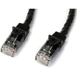 Cabo de Rede RJ45 Cat6 U/UTP Preto (50cm) - STARTECH