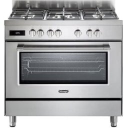 Fogão Elétrico c/ Placa a Gás 5 Bocas PRO 96 MX ED (Inox) - DELONGHI