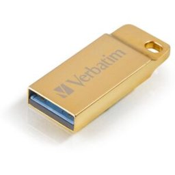 Pen Drive Metal Executive 64GB USB Type-A 3.2 Gen 1 (3.1 Gen 1) Dourado - VERBATIM