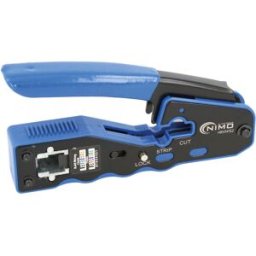 Alicate Corte, Descarnador e Cravar p/ Fichas RJ45 Fast 1-2-3 - NIMO