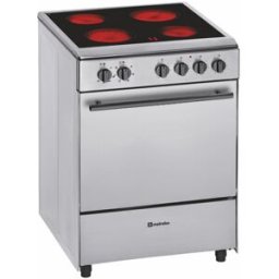 Fogão Elétrico Vitrocerâmico 4 Zonas E604 X.1 + Forno Elétrico 55L (Inox) - MEIRELES