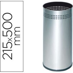 Porta Guarda Chuva Sie Metalico 314 Perfurado Prateado 50X21,5 cm