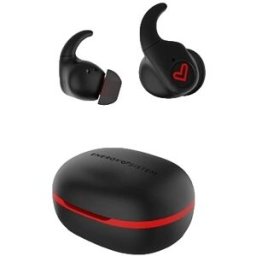 ENERGY-SISTEM Auriculares Bluetooth Freestyle True Wireless Stereo (Preto/Vermelho) - ENERGY SISTEM