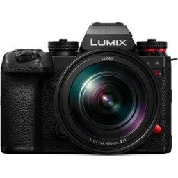 Máquina Fotográfica Digital Lumix S1 II E + Objetiva S 24-105mm f/4 (Preto) - PANASONIC