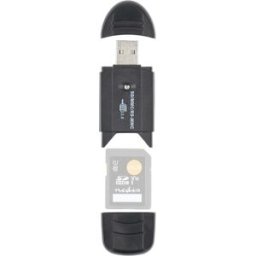 Leitor Cartão USB MMC / SD / SDHC / SDXC (Preto) - NEDIS