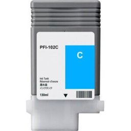 Tinteiro Compatível CANON PFI102 (0896B001) - Azul