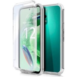 Capa Silicone 3D Frontal/Traseira p/ Xiaomi Redmi Note 12 5G / Poco X5 5G (Transparente) - COOL