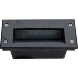 Projector Encastrar Muro LED 3W Branco F. 6000K 300Lm (IP65) - Aro Alumínio