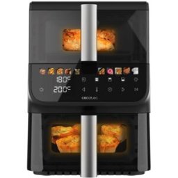 Fritadeira Air Fryer Cecofry DuoLevel 10000 DuoSize Window 10L 2000W (Preto) - CECOTEC
